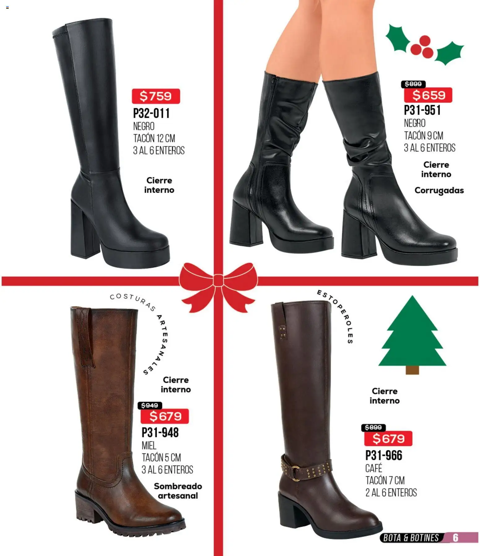 Nuevas ofertas de Cklass válidas en toda la República Mexicana desde el 30.11.2025. ¡Encuentra las mejores ofertas en Cklass catálogo Rebajas Navideñas Ropa! | Página: 264 | Productos: Café, Botines