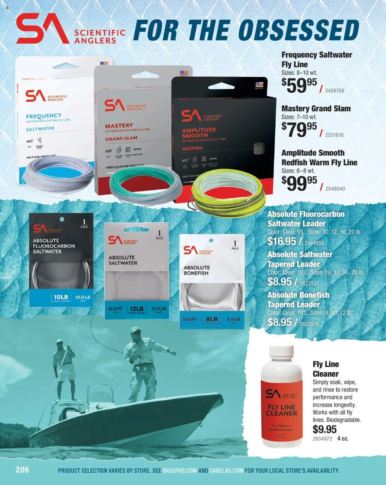 Cabela's Saltwater Specialist 25 - valid from 01.01.2025 | Page: 206 | Products: Fly Line