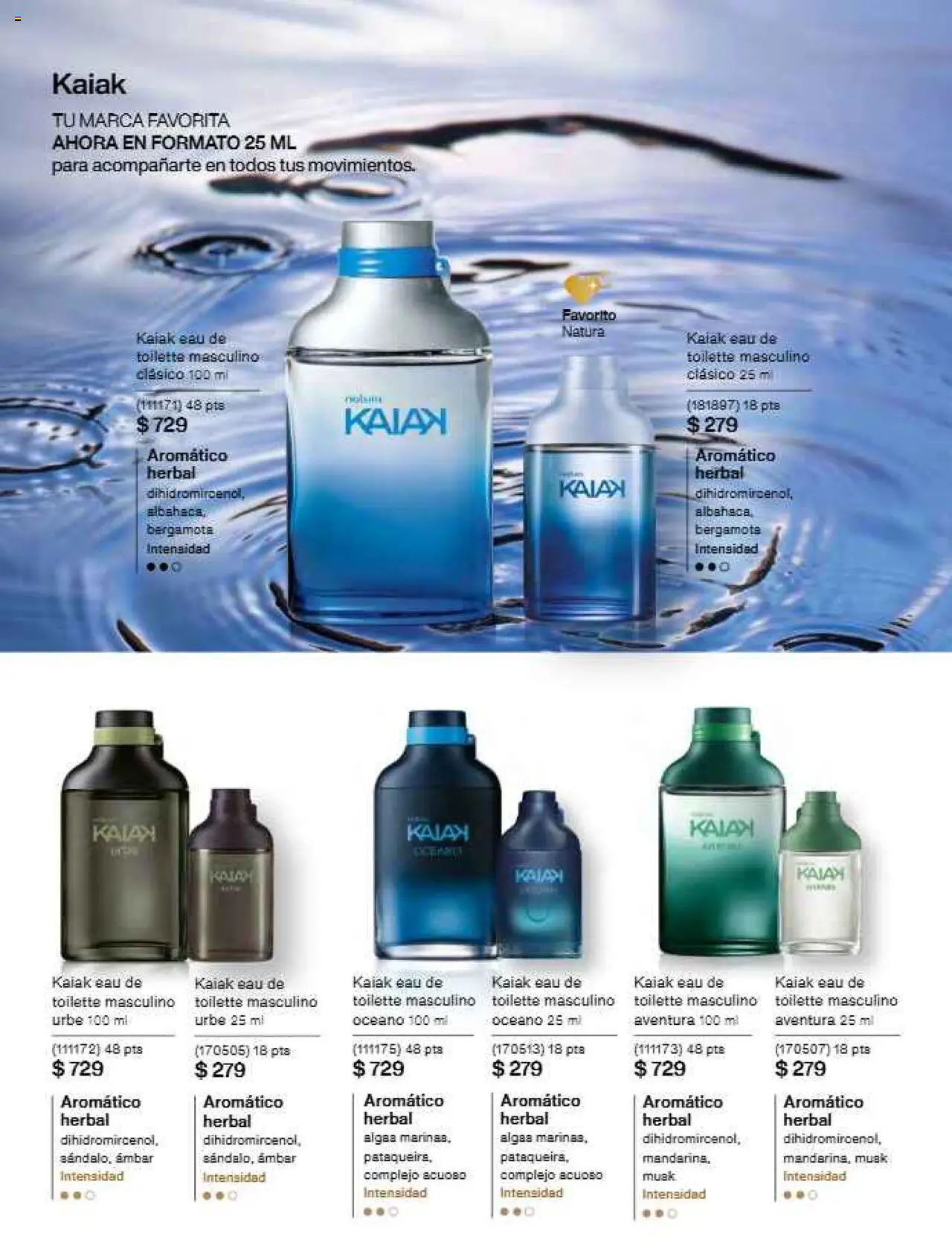 Nuevas ofertas de Natura válidas en toda la República Mexicana desde el 22.11.2025. ¡Encuentra las mejores ofertas en Natura campaña 17 2025! | Página: 64 | Productos: Eau de toilette