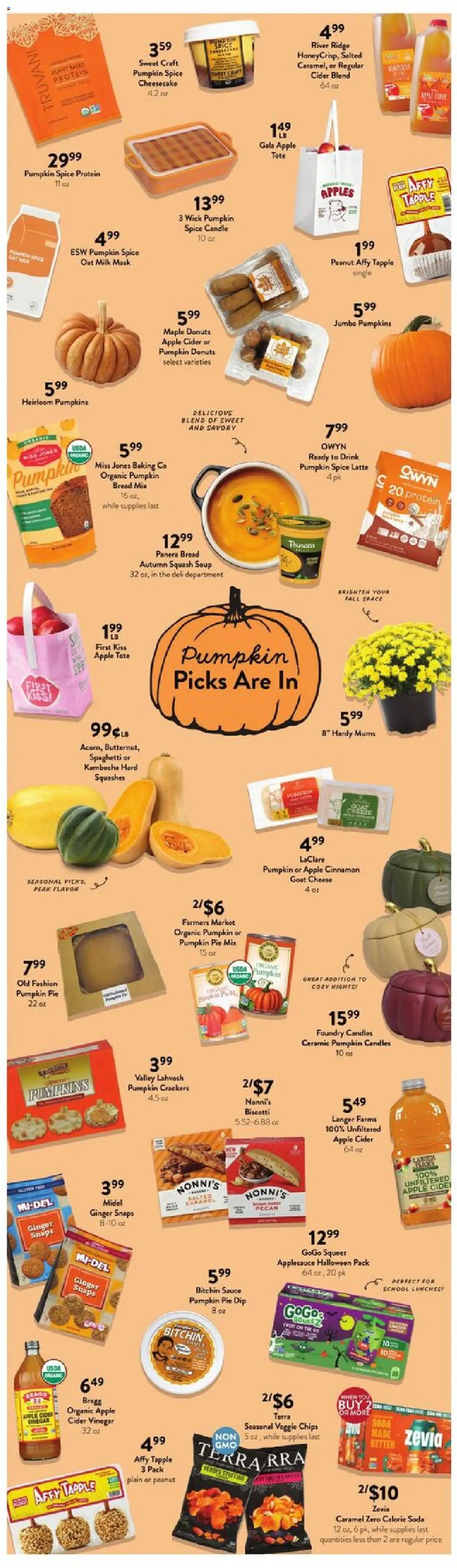 Fresh Thyme Weekly Ad - PA - valid from 17.09.2025 | Page: 7 | Products: Ginger, Bread, Apples, Pumpkin Pie