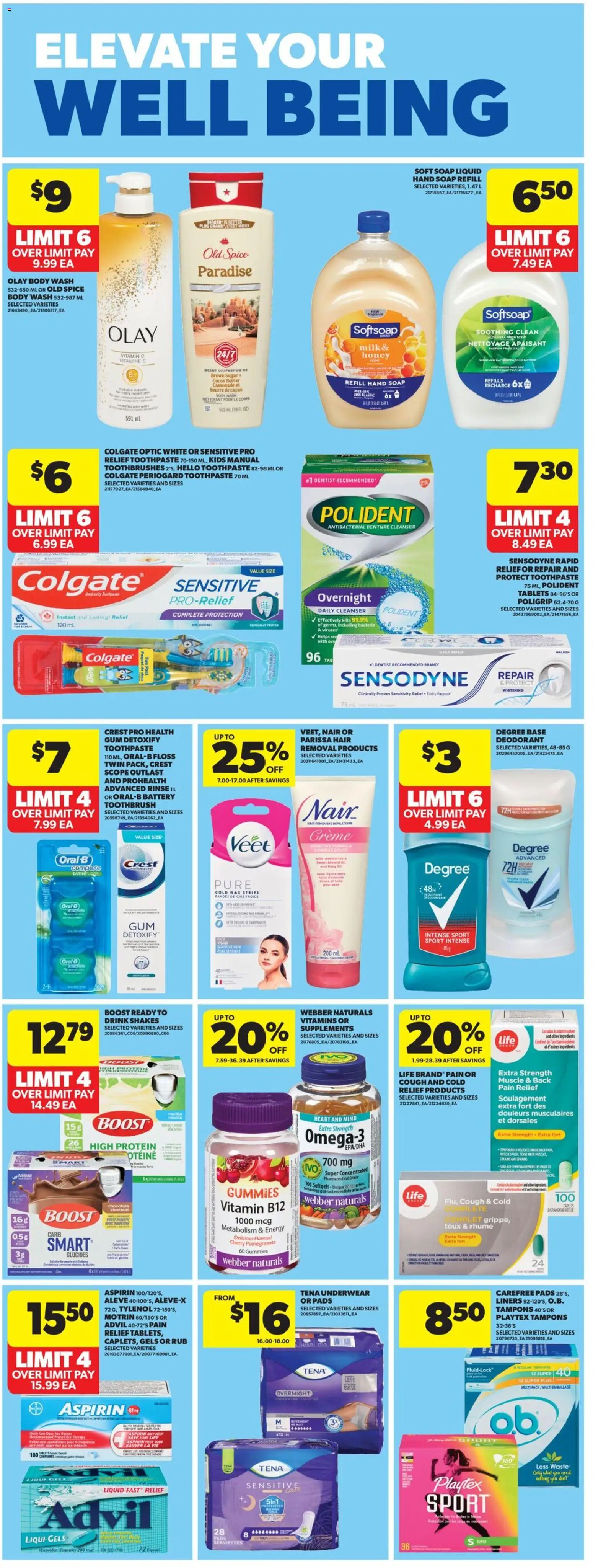 Real Canadian Superstore flyer valid from 26.02.2026 | Page: 28 | Products: Soap, Battery, Oil, Underwear