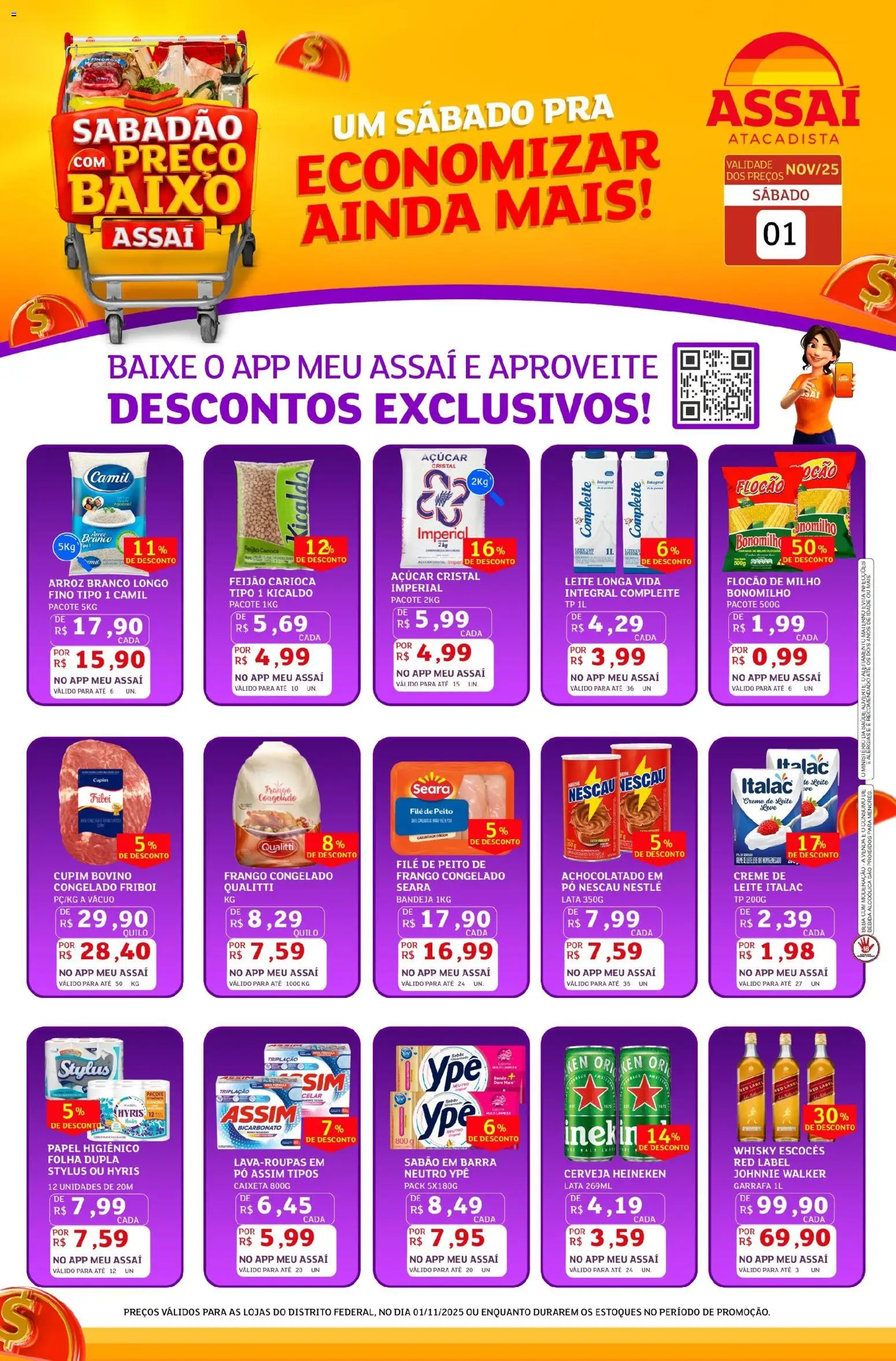 Assaí Atacadista Folheto - válido de 01.11.2025 | Página: 1