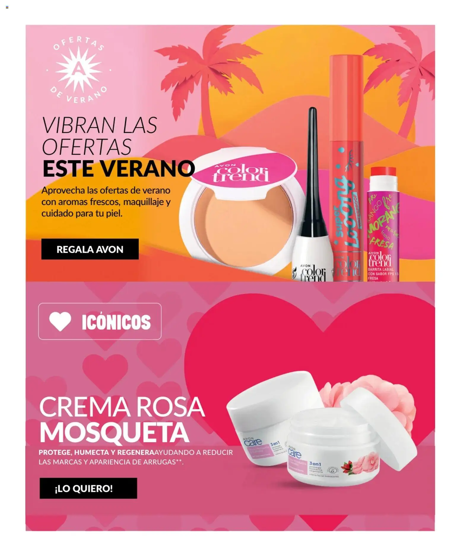 Avon revista - valida desde el 02.01.2026 | Página: 4 | Productos: Crema, Fresa, Maquillaje