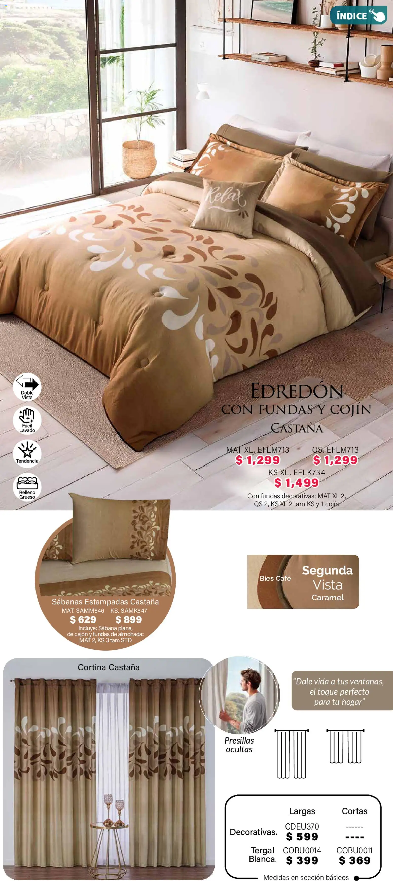 Nuevas ofertas de Colchas Concord válidas en toda la República Mexicana desde el 01.11.2025. ¡Encuentra las mejores ofertas en Colchas Concord Buen Fin! | Página: 103 | Productos: Café, Almohada, Sabanas