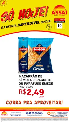 Assaí Atacadista ofertas - TO - Pré-Visualização do folheto da loja Assaí Atacadista, válido de 19.03.2026