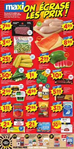 Preview of Maxi weekly flyer / circulaire from shop Maxi valid from 31.07.2025