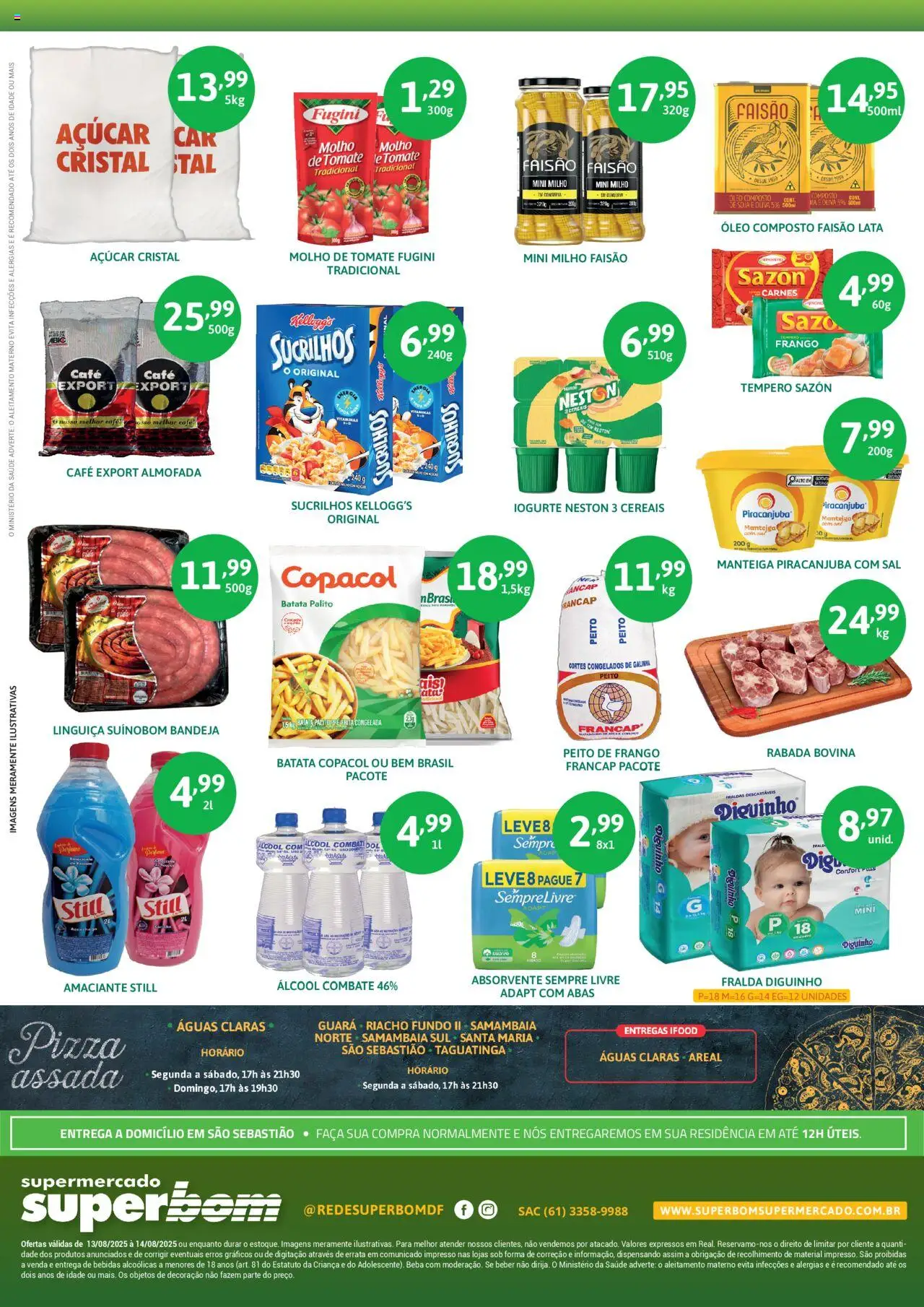 Superbom Folheto - válido de 13.08.2025 | Página: 2 | Produtos: Manteiga, Faca, Café, Açúcar