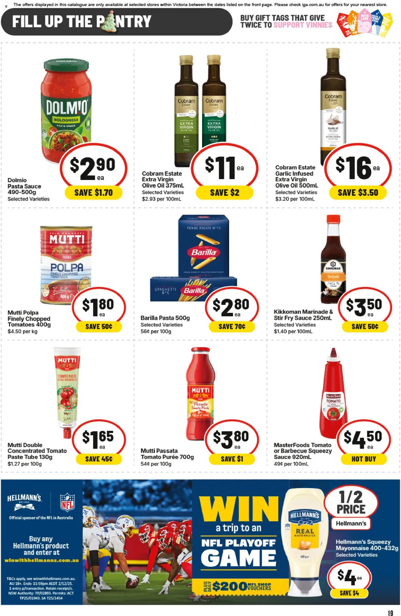 IGA catalogue - valid from 12.11.2025 | Page: 16 | Products: Cream, Sugar, Moccona, Nescafe