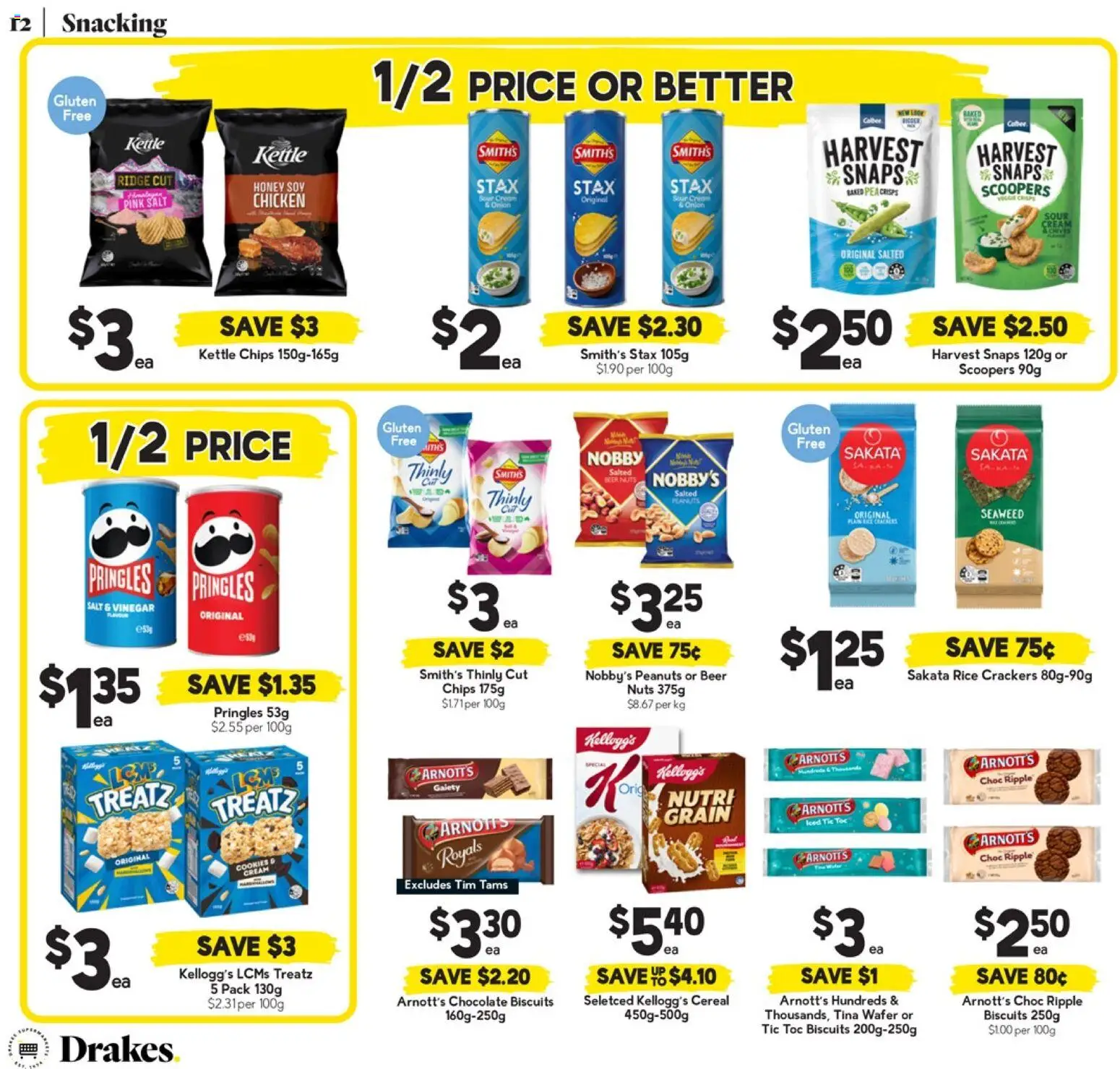 Drakes catalogue - valid from 01.04.2026 | Page: 12 | Products: Beer, Rice, Chips, Cream