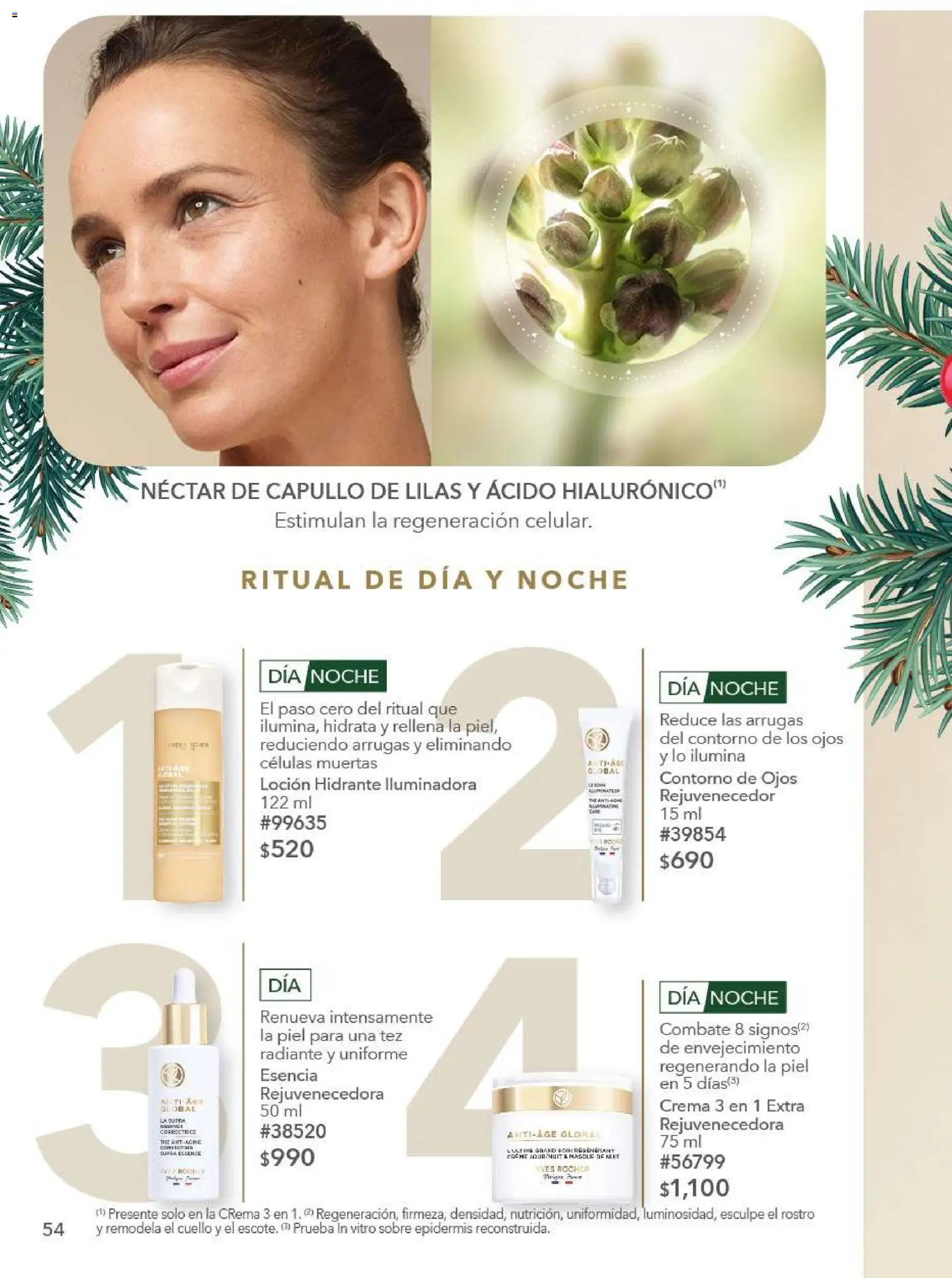 Nuevas ofertas de Yves Rocher válidas en toda la República Mexicana desde el 09.12.2025. ¡Encuentra las mejores ofertas en Yves Rocher campaña 17 2025! | Página: 54 | Productos: Contorno de ojos, Crema, Contorno, Loción