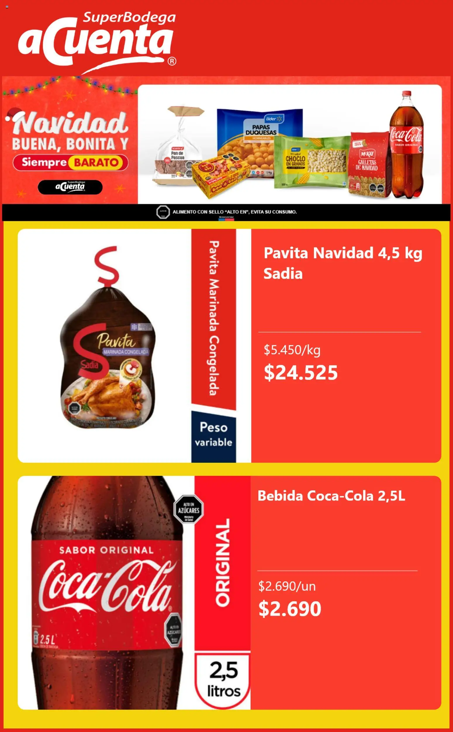 Super Bodega aCuenta ofertas  │ válido desde el 24.11.2025 | Página: 2 | Productos: Peso, Pan, Choclo, Galletas