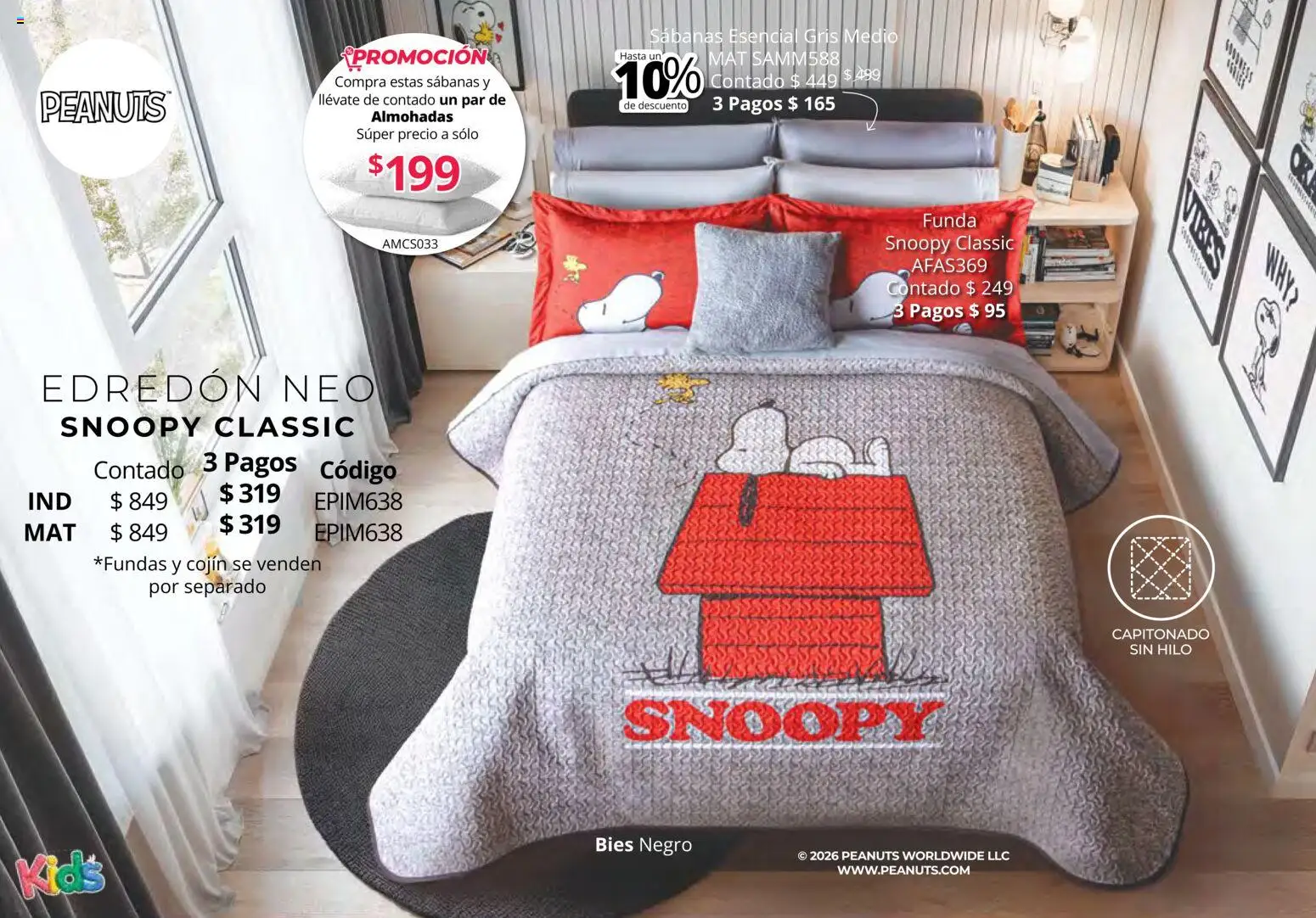 Nuevas ofertas de Colchas Concord válidas en toda la República Mexicana desde el 01.05.2026. ¡Encuentra las mejores ofertas en Colchas Concord catálogo Kids! | Página: 25 | Productos: Funda, Sabanas