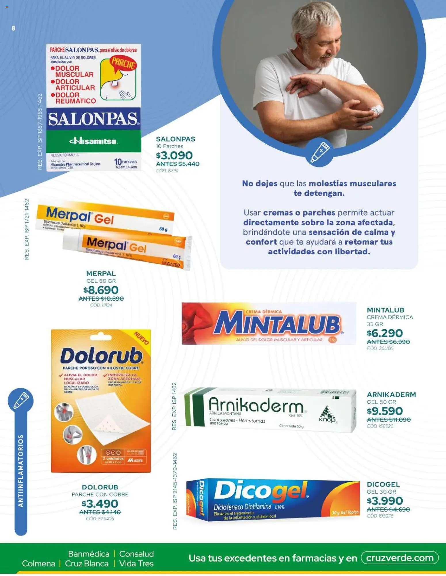 Cruz Verde - Ahorro Marzo │ válido desde el 01.03.2026 | Página: 8 | Productos: Sobre, Té, Crema