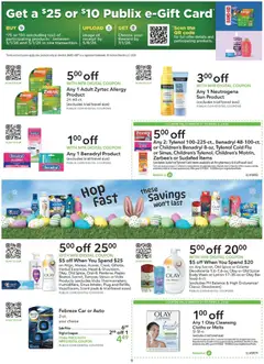 Preview of Publix weekly ads valid from 21.03.2026 | Page: 9 | Products: Soap, Deodorant, Pads, Body Wash