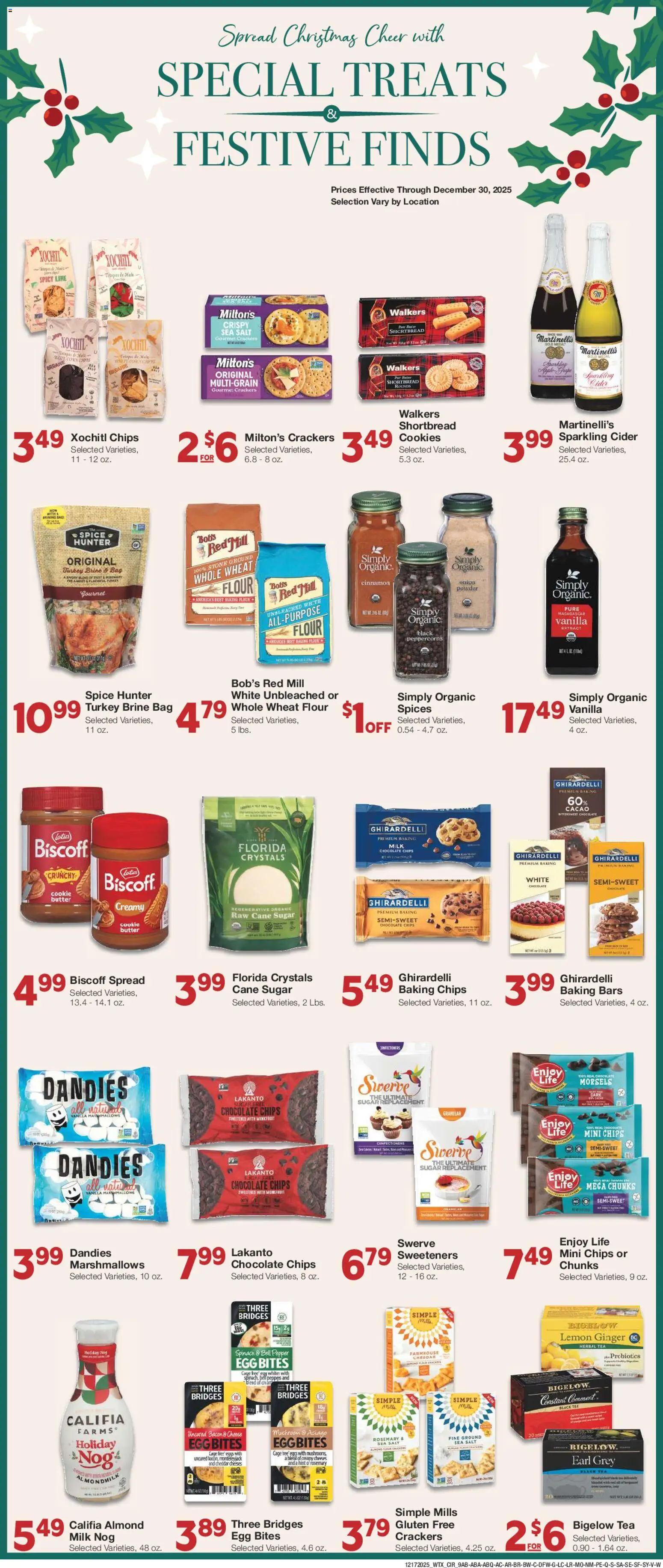 United Supermarkets Weekly Ad - valid from 17.12.2025 | Page: 9 | Products: Probiotics, Milk, Cheese, Lime
