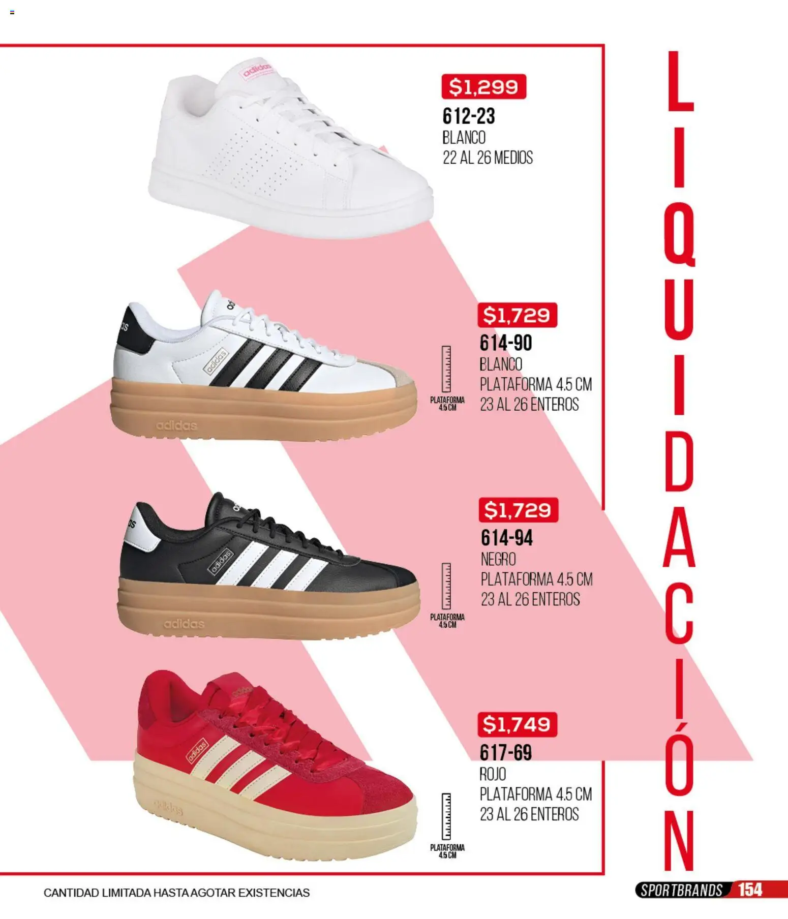 Nuevas ofertas de Cklass válidas en toda la República Mexicana desde el 18.03.2026. ¡Encuentra las mejores ofertas en Cklass catálogo Liquidación total calzado! | Página: 155