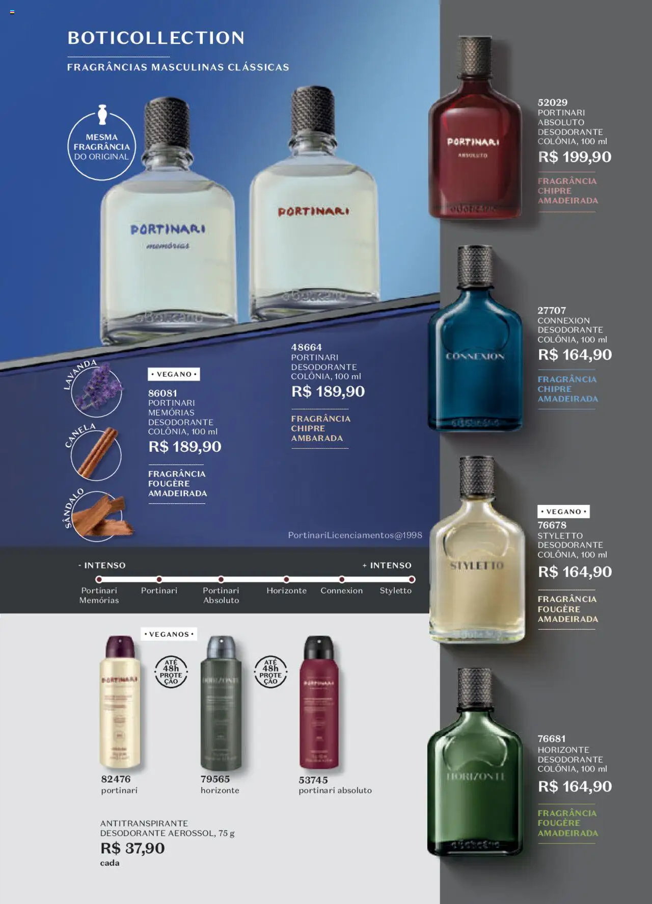 O Boticário Folheto - válido de 13.10.2025 | Página: 91 | Produtos: Fragrância, Desodorante, Canela