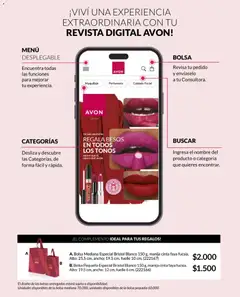 Avon - Catálogo Campaña 02/2026 -  Vista previa de la revista de la tienda Avon valido desde el 01.02.2026 | Página: 2 | Productos: Magdalena, Bolsa, Maquillaje, Cinta