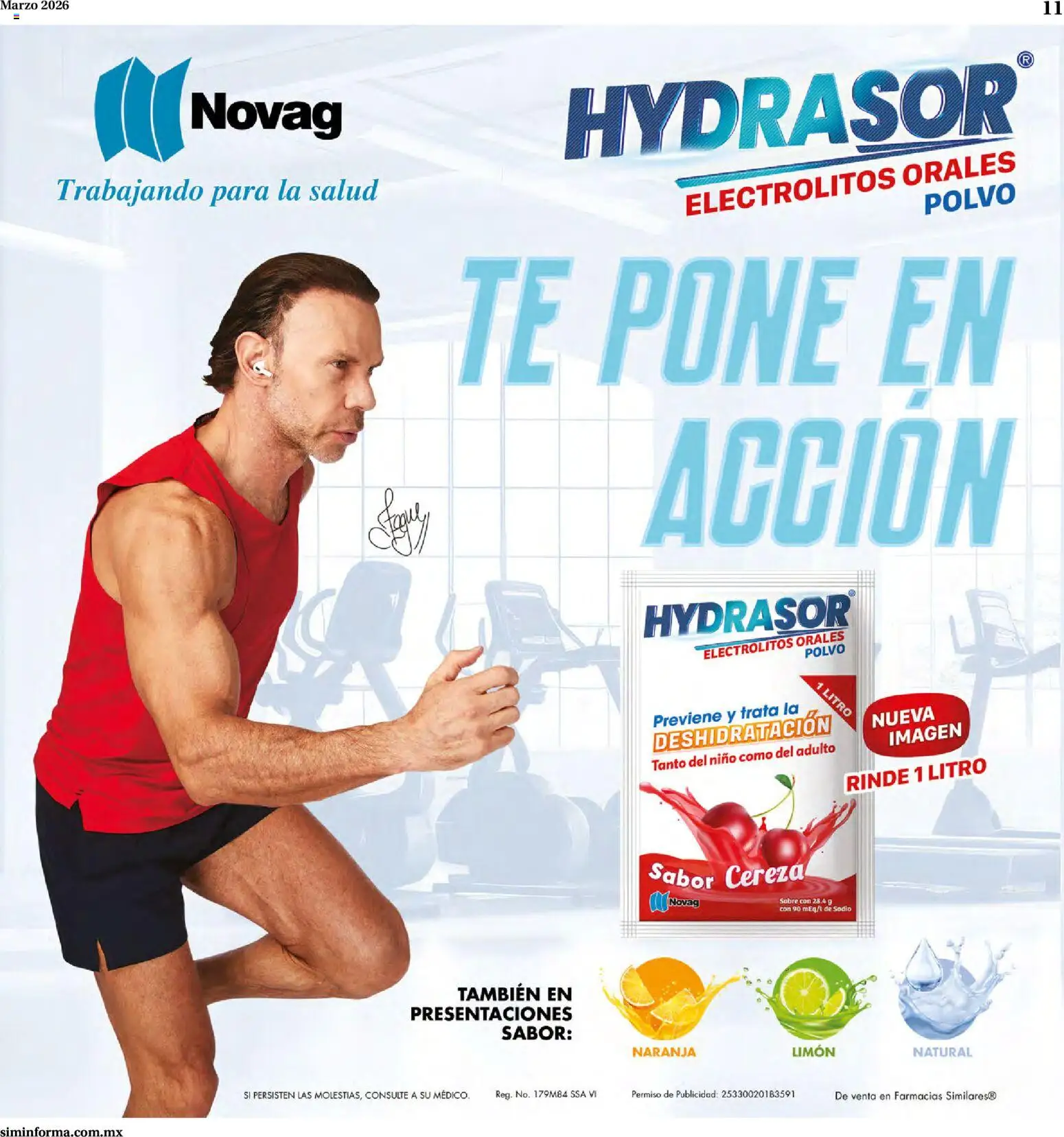 Nuevas ofertas de Farmacias Similares válidas en toda la República Mexicana desde el 01.03.2026. ¡Encuentra las mejores ofertas en Farmacias Similares catálogo! | Página: 11 | Productos: Limón, Té, Polvo, Sobre