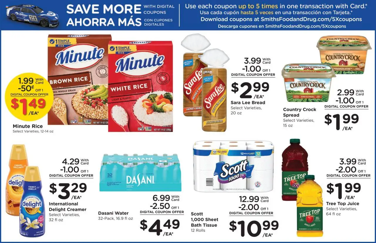 Smith's Weekly Ad - WY - valid from 08.10.2025 | Page: 15 | Products: Bath, Butter, Juice, Water