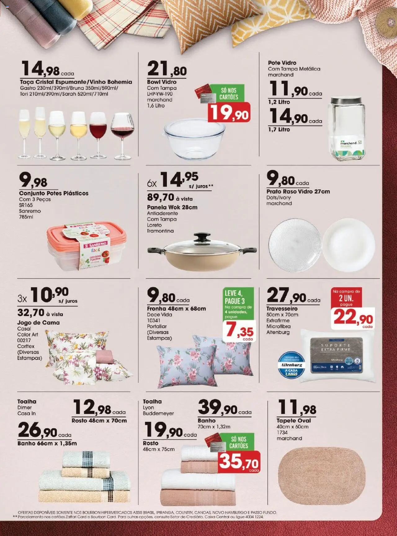 Zaffari Folheto - válido de 07.10.2025 | Página: 15 | Produtos: Travesseiro, Panela, Tapete, Fronha