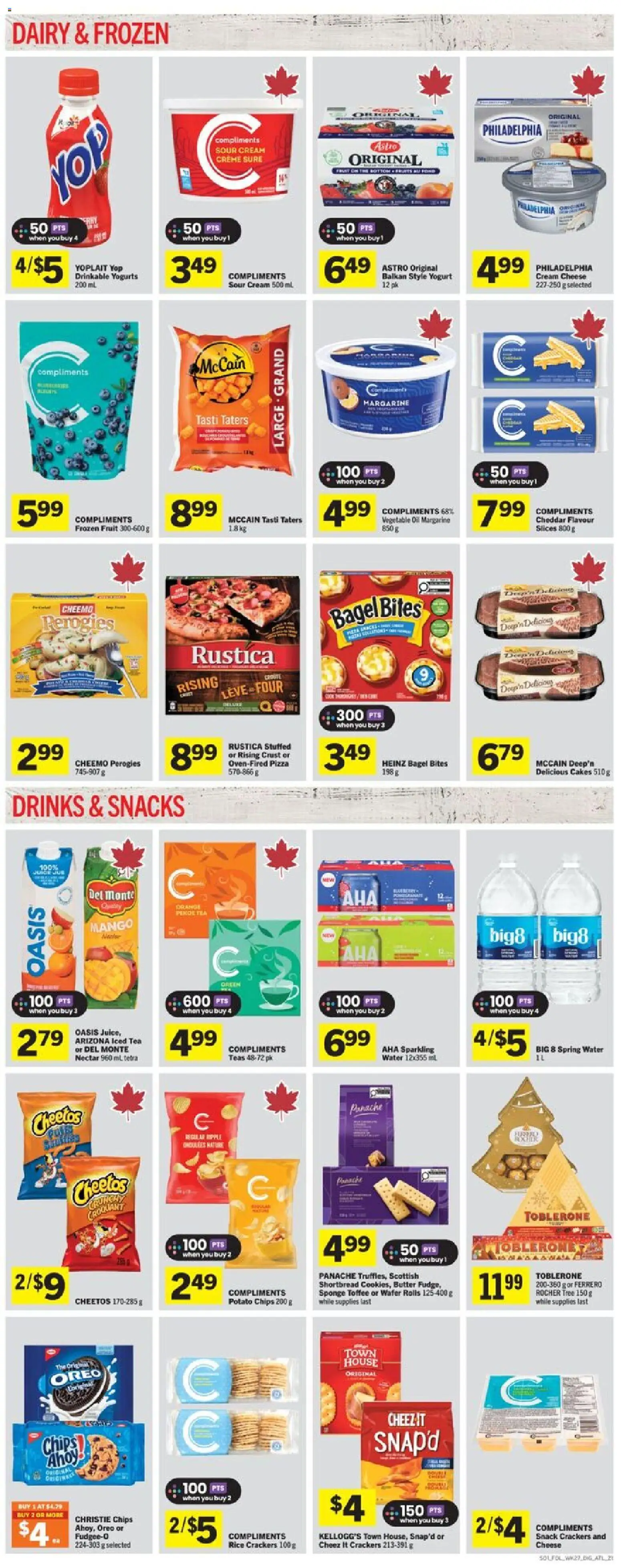 Foodland flyer valid from 30.10.2025 | Page: 5 | Products: Tea, Cream, Butter, Yogurt