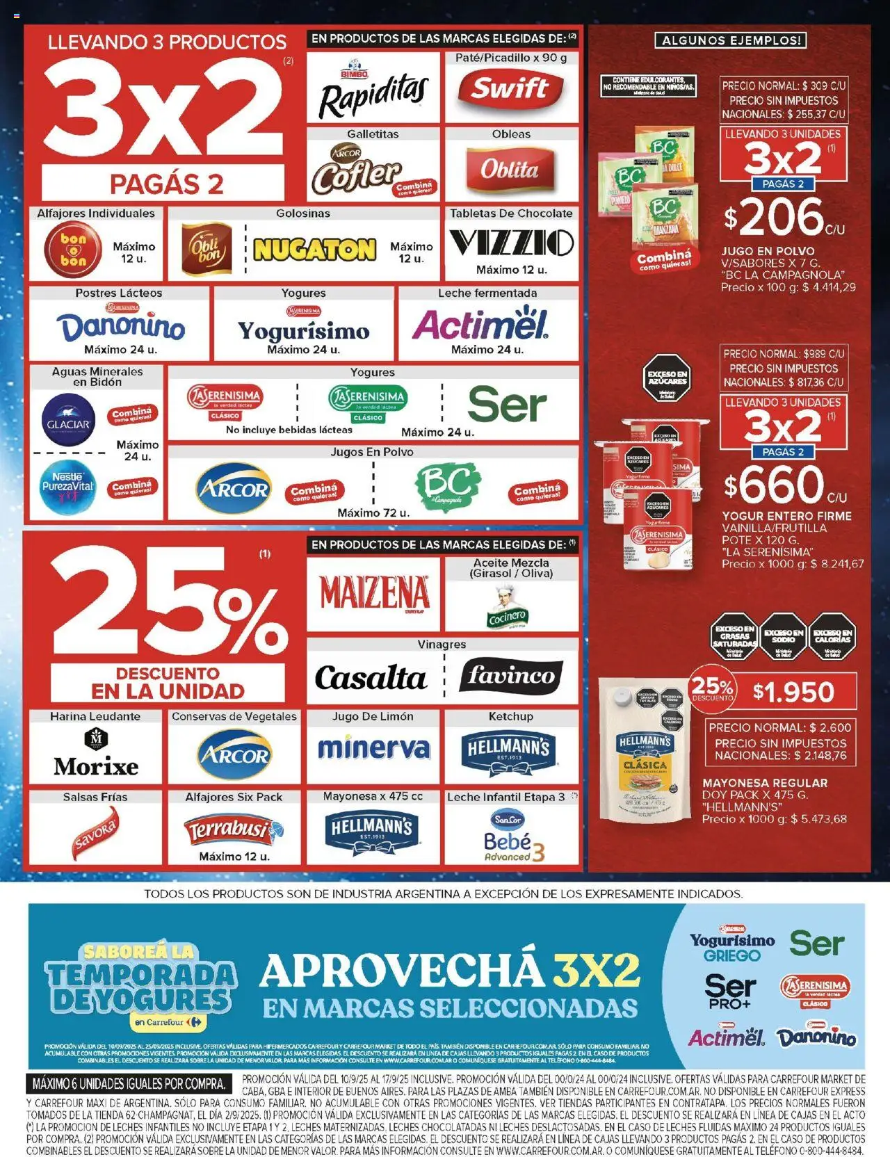 Carrefour Market catálogo │ válido desde el 10.09.2025 | Página: 5 | Productos: Aceite, Mayonesa, Ketchup, Golosinas