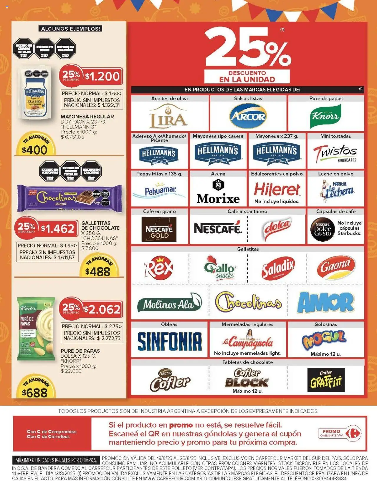 Carrefour ofertas - Chubut │ válido desde el 19.08.2025 | Página: 38 | Productos: Polvo, Leche, Chocolate, Golosinas