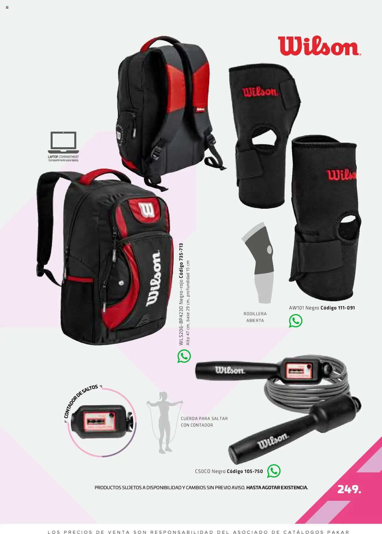 Nuevas ofertas de SC Pakar válidas en toda la República Mexicana desde el 29.08.2025. ¡Encuentra las mejores ofertas en SC Pakar - Catálogo Otoño Women! | Página: 249 | Productos: Cuerda