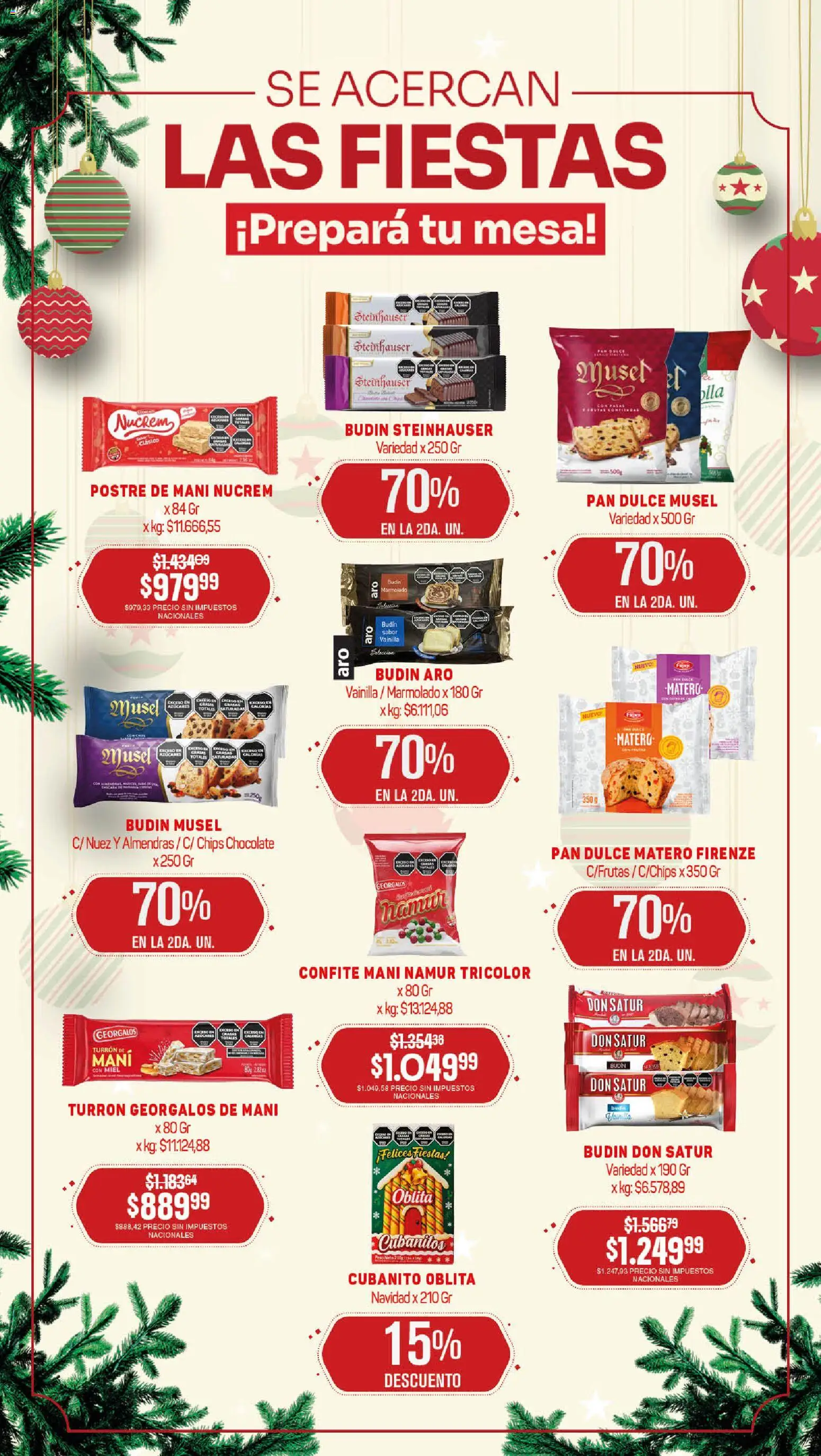 Makro ofertas │ válido desde el 27.11.2025 | Página: 2 | Productos: Almendras, Mani, Pan, Chocolate
