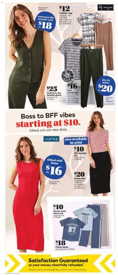 Giant Tiger flyer valid from 30.07.2025 | Page: 9 | Products: Dress, Sweater, Vest, Pants
