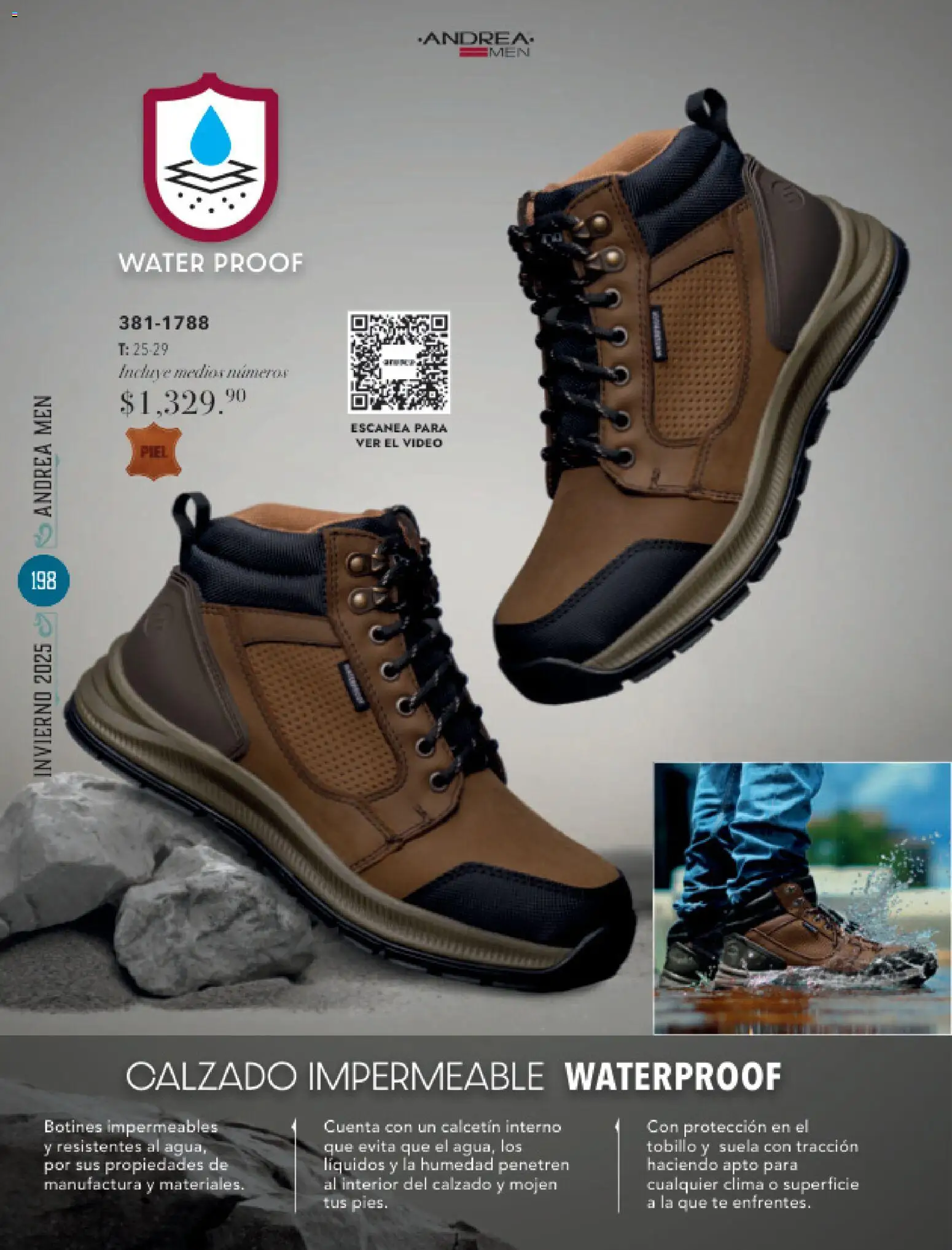 Nuevas ofertas de Andrea válidas en toda la República Mexicana desde el 26.11.2025. ¡Encuentra las mejores ofertas en Andrea catálogo Invierno! | Página: 198 | Productos: Té, Botines, Video