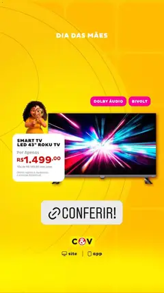Casa e Video ofertas - Pré-Visualização do folheto da loja Casa e Video, válido de 21.04.2026 | Página: 3 | Produtos: smart TV, Tv, Áudio