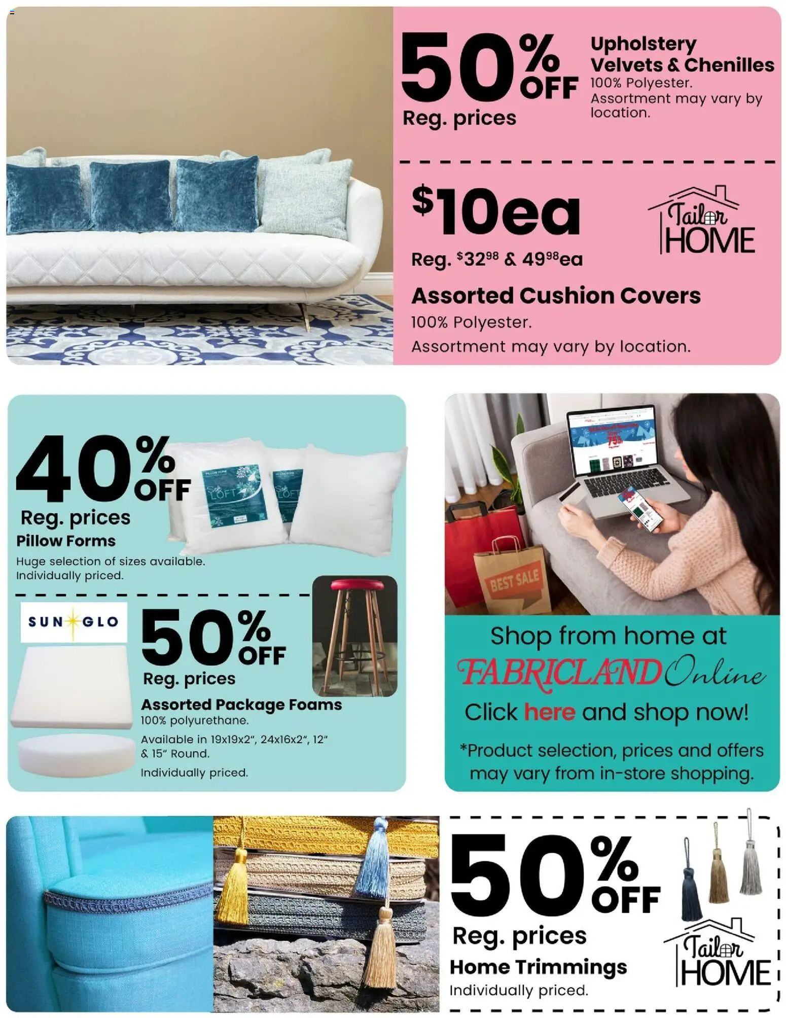 Fabricland flyer valid from 01.02.2026 | Page: 13 | Products: Pillow