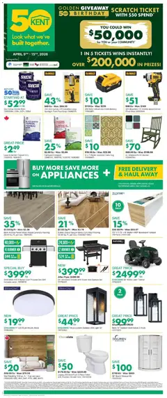 Preview of Kent weekly flyer / circulaire from shop Kent valid from 09.04.2026