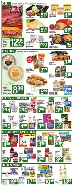 Preview of Shaw's weekly ads valid from 03.10.2025 | Page: 2 | Products: Bakery, Beef, Sauce, Raspberry