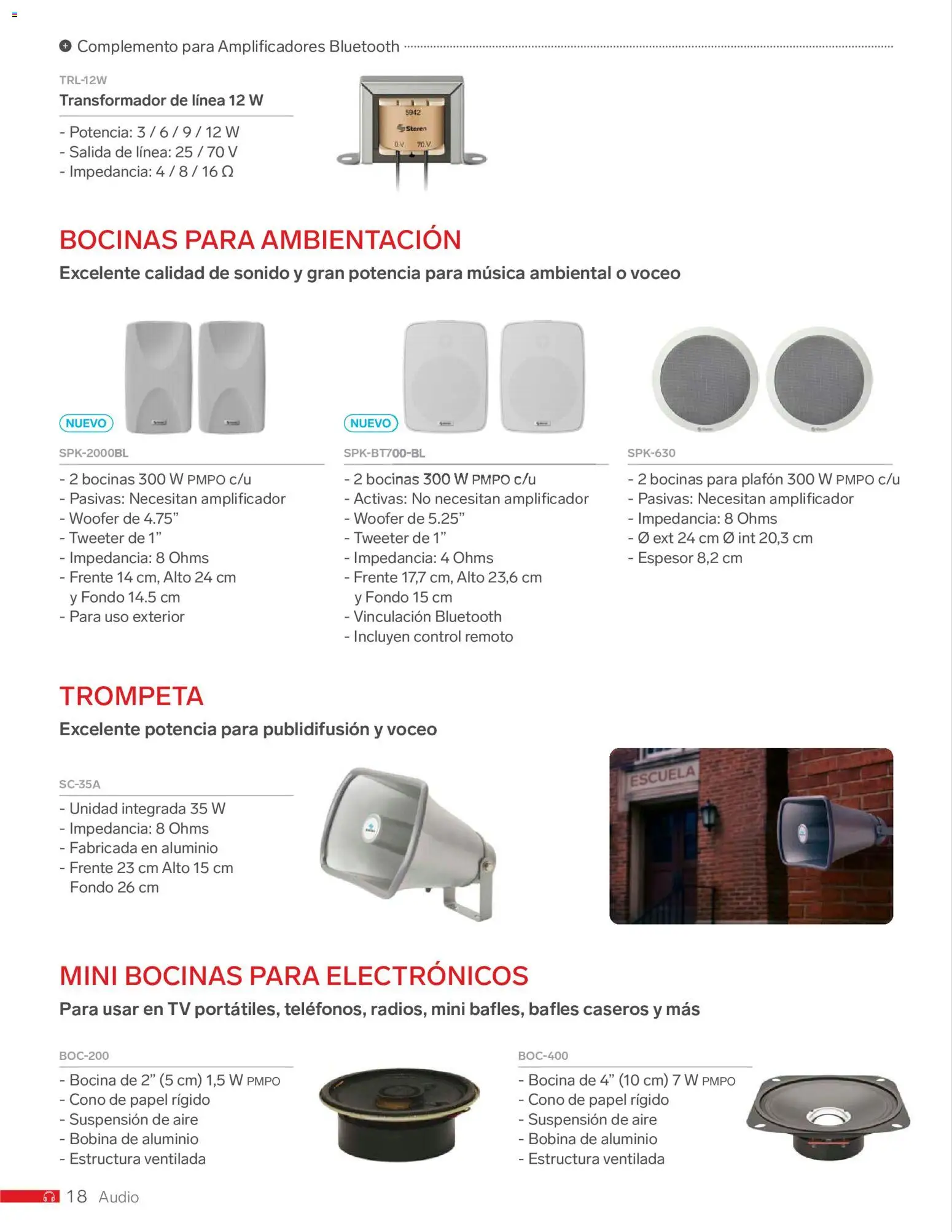 Nuevas ofertas de Steren válidas en toda la República Mexicana desde el 01.01.2026. ¡Encuentra las mejores ofertas en Steren catálogo! | Página: 30 | Productos: Audio, Control remoto, Bocina
