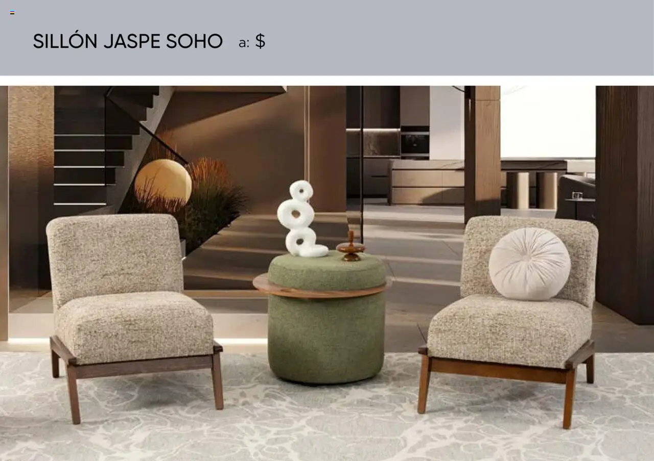Nuevas ofertas de Muebles Dico válidas en toda la República Mexicana desde el 25.10.2024. ¡Encuentra las mejores ofertas en Muebles Dico catálogo Dico! | Página: 100 | Productos: Sillón