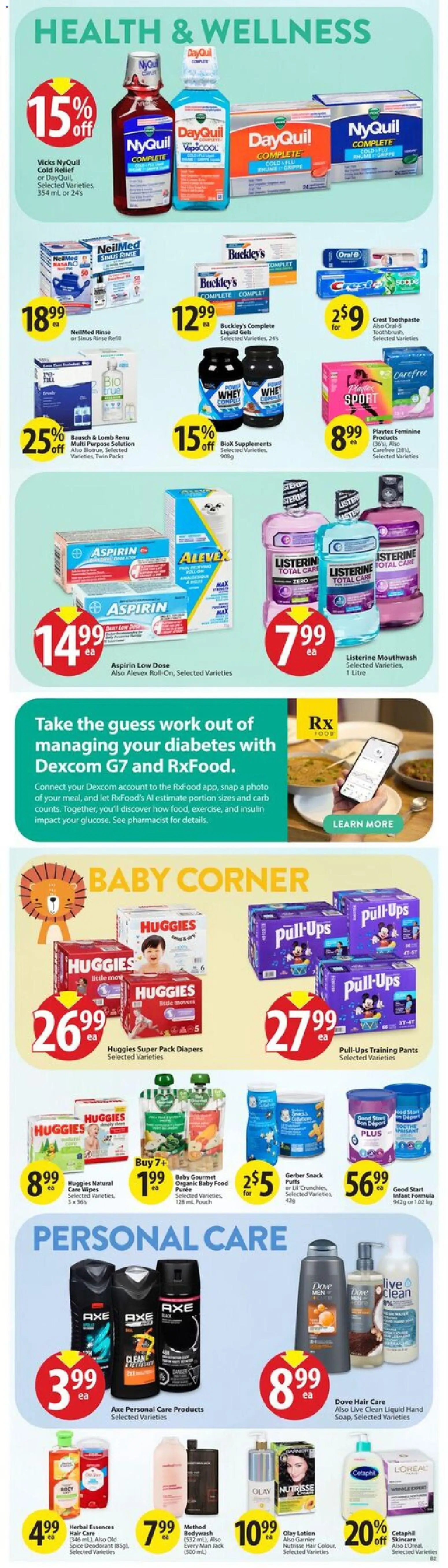 Save on foods flyer valid from 13.11.2025 | Page: 25 | Products: Deodorant, Toothpaste, Mouthwash, Pants