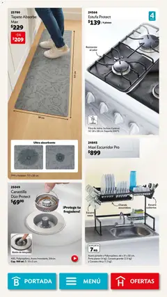 Vista previa de Betterware campaña 3 2026, nuevo folleto de la tienda, válido en México a partir del 02.03.2026 | Página: 50 | Productos: Escurridor, Canasta, Vasos, Tapete