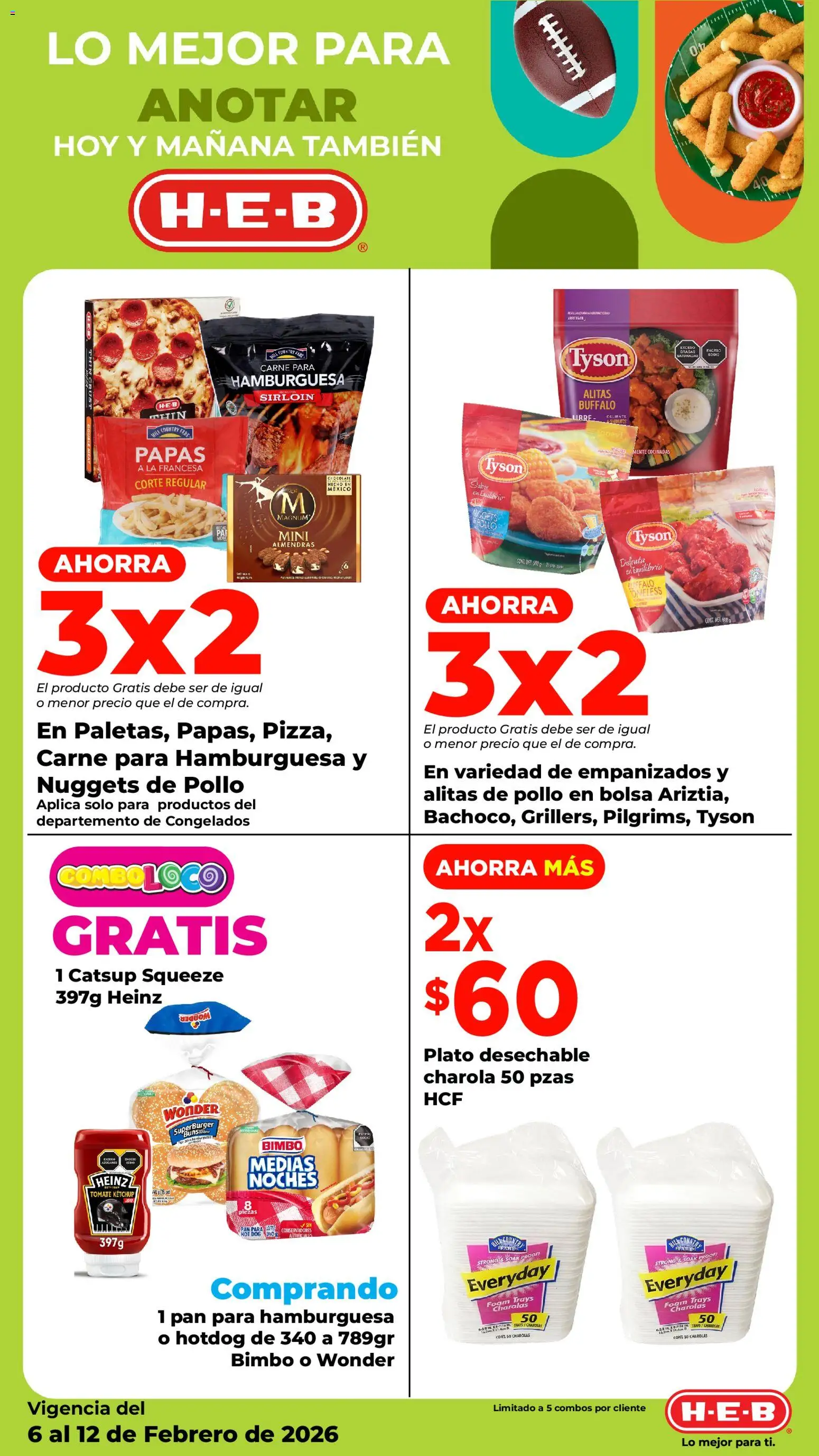 Nuevas ofertas de H-E-B válidas en toda la República Mexicana desde el 06.02.2026. ¡Encuentra las mejores ofertas en H-E-B folleto! | Página: 5
