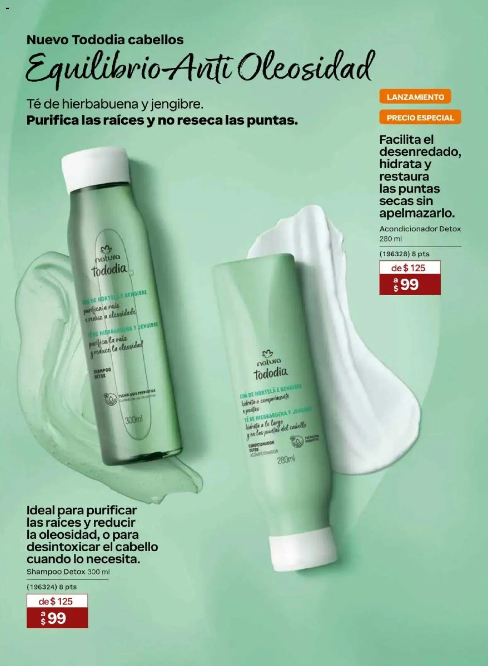 Nuevas ofertas de Natura válidas en toda la República Mexicana desde el 13.03.2026. ¡Encuentra las mejores ofertas en Natura campaña 5 2026! | Página: 137 | Productos: Té, Acondicionador