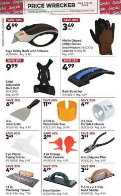 Preview of Princess Auto flyer - Price Wrecker from shop Princess Auto valid from 01.03.2026 | Page: 14 | Products: Gloves, Belt, PC