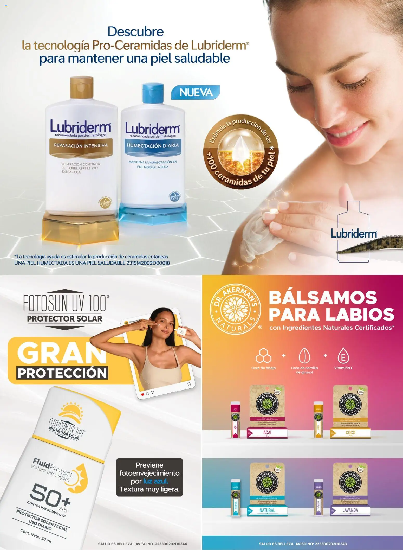 Nuevas ofertas de Chedraui válidas en toda la República Mexicana desde el 24.10.2025. ¡Encuentra las mejores ofertas en Chedraui folleto Vive Bella! | Página: 86 | Productos: Cera, Protector solar