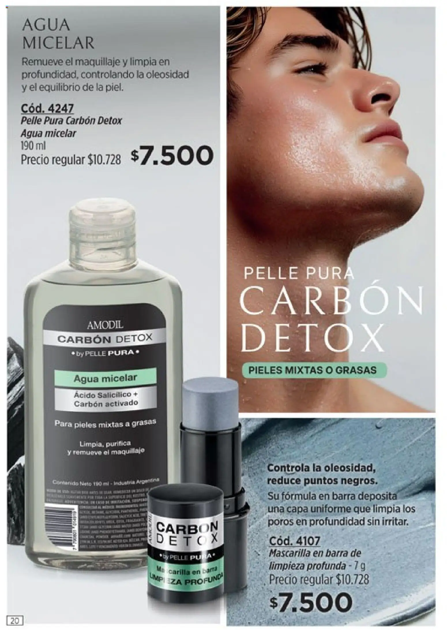 Catálogo Amodil Campaña 5 │ válido desde el 01.03.2026 | Página: 20 | Productos: Mascarilla, Maquillaje, Agua