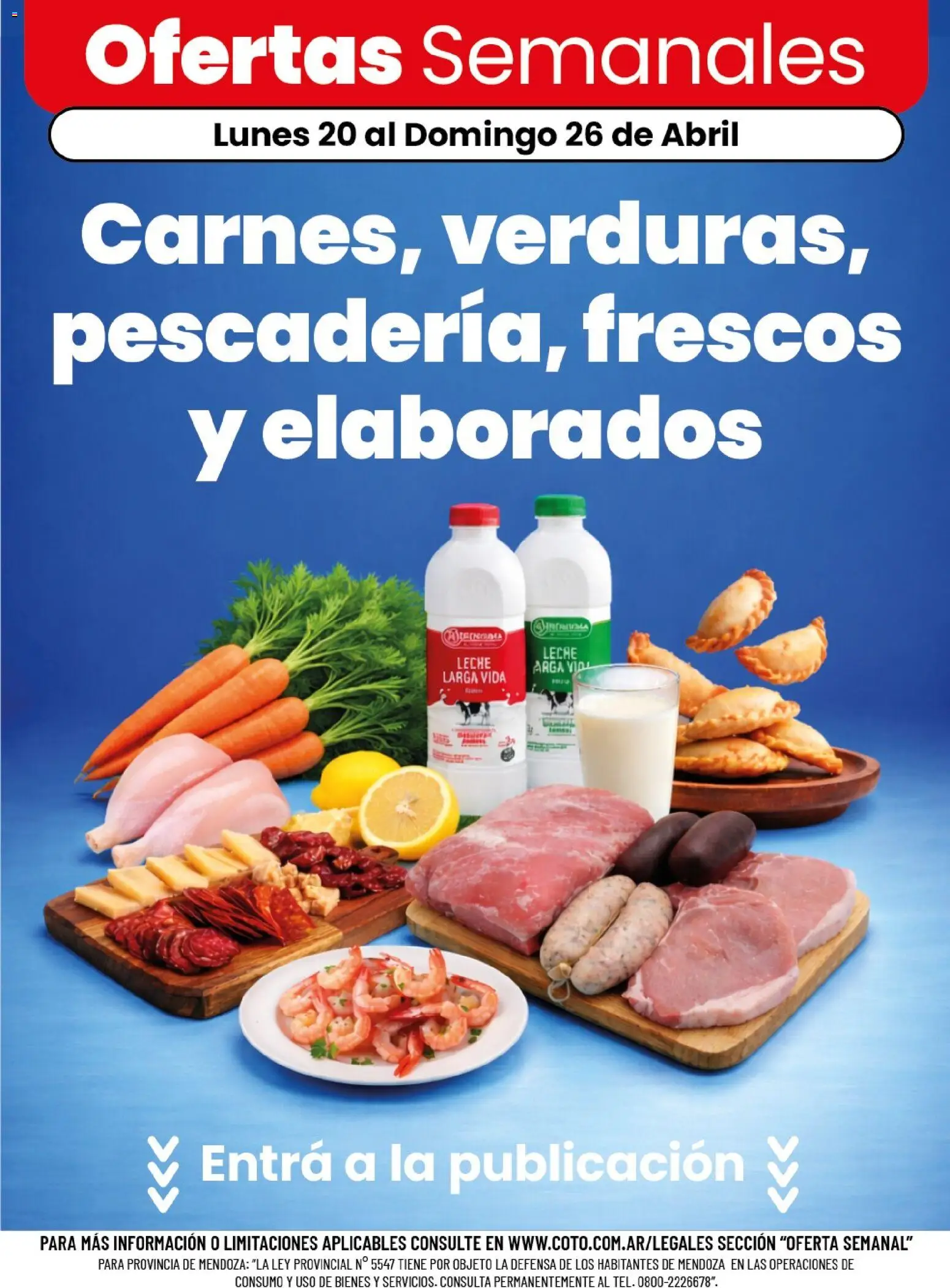 Coto - Ofertas │ válido desde el 20.04.2026 | Página: 1 | Productos: Leche