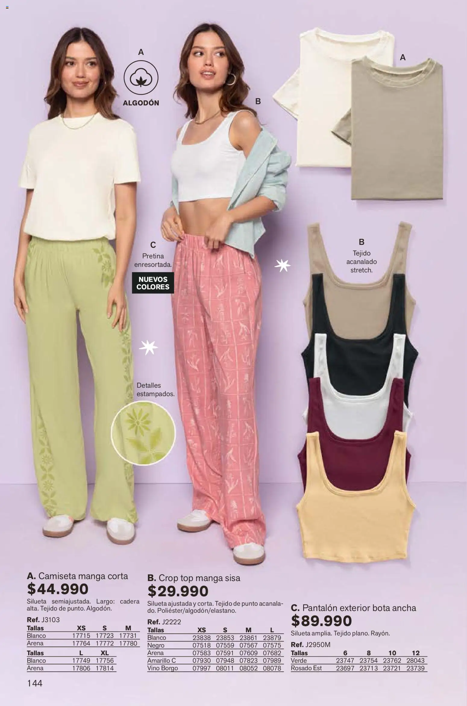 Leonisa revista - valida desde el 07.12.2025 | Página: 144 | Productos: Algodón, Camiseta, Top, Vino