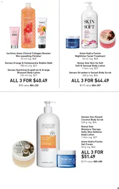 Preview of Avon - Good Buys Flyer from shop Avon valid from 23.10.2025 | Page: 9 | Products: Cream, Body lotion, Bubble bath, Bath