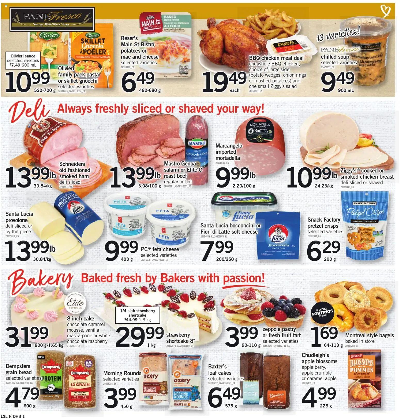 Loblaws flyer valid from 08.01.2026 | Page: 5 | Products: Pasta, Potatoes, Bakery, Chocolate