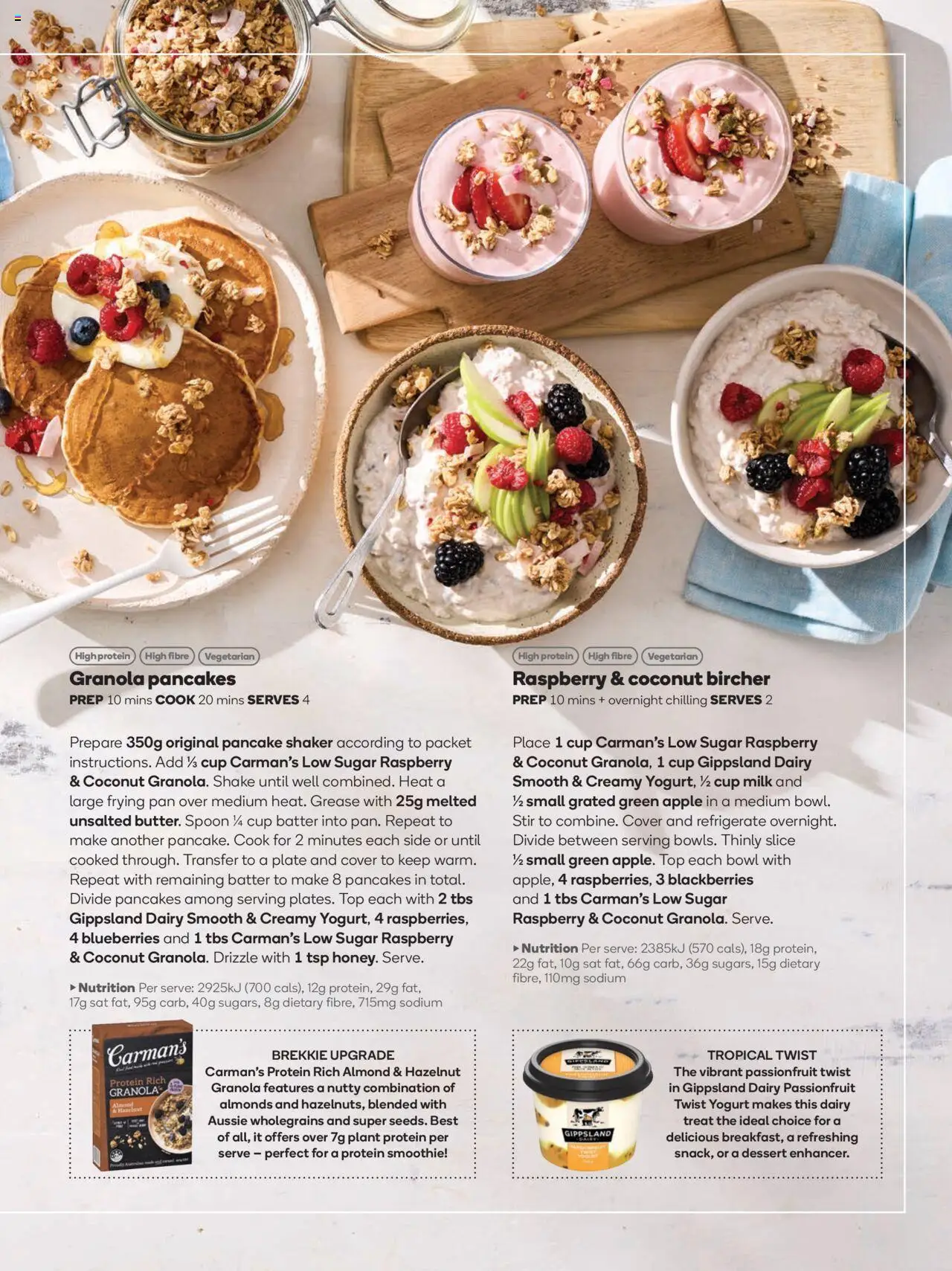 Woolworths catalogue - valid from 01.10.2025 | Page: 41 | Products: Dairy, Granola, Passionfruit, Blueberries